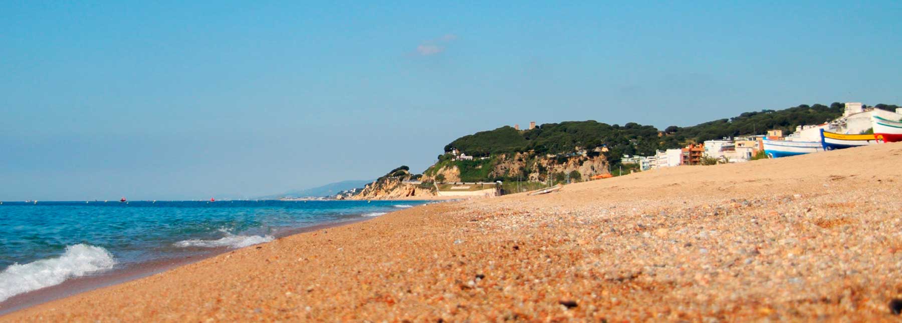 Beaches in calella